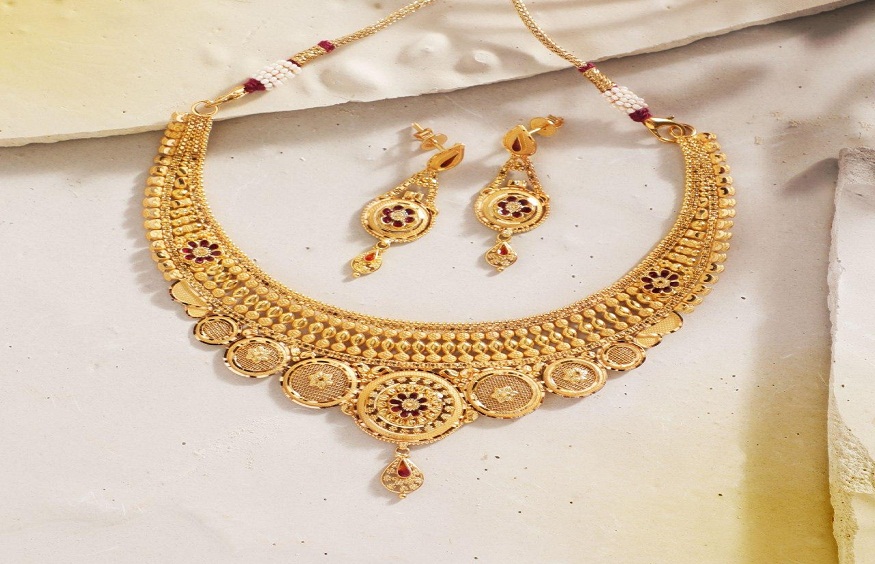 gold necklace set